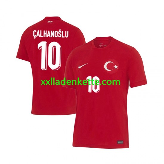 Fußballtrikot Türkei Hakan Calhanoglu 10 Herren Auswärts Euro 2024 Kurzarm