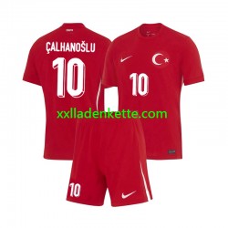 Fußballtrikot Türkei Hakan Calhanoglu 10 Kinder Auswärts Euro 2024 Kurzarm