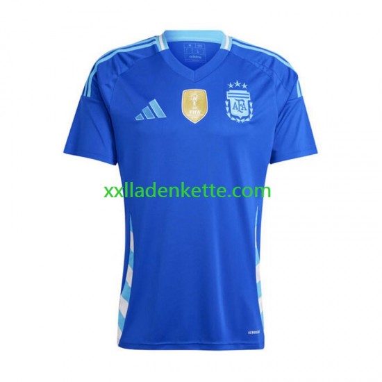 Fußballtrikot Argentinien Herren Auswärts Copa America 2024 Kurzarm