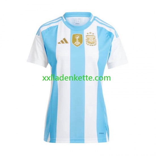 Fußballtrikot Argentinien Dame Heim Copa America 2024 Kurzarm