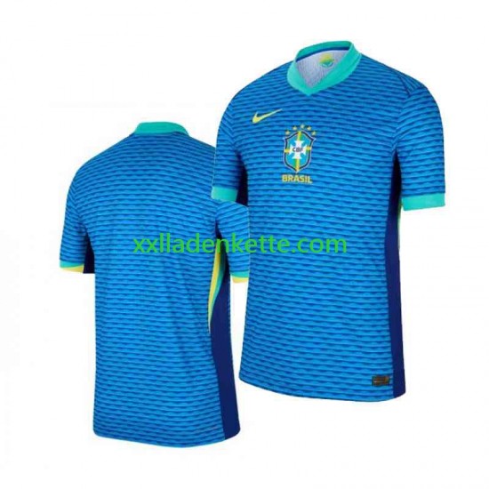 Fußballtrikot Brasilien Herren Auswärts Copa America 2024 Kurzarm