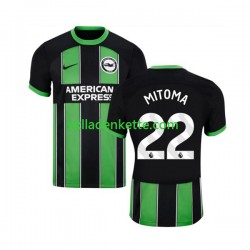 Fußballtrikot Brighton Hove Albion Mitoma 22 Herren Auswärts 2023-2024 Kurzarm