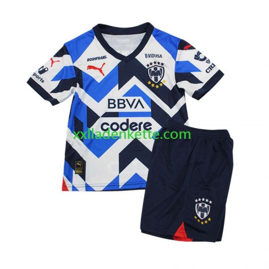 Fußballtrikot CF Monterrey Kinder Ausweich 2023-2024 Kurzarm