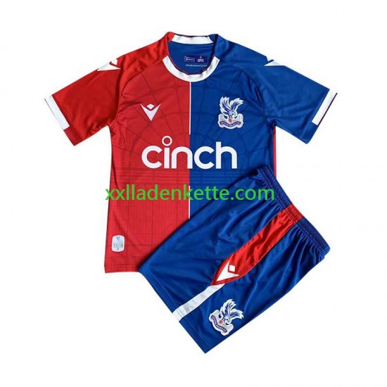 Fußballtrikot Crystal Palace Kinder Heim 2023-2024 Kurzarm