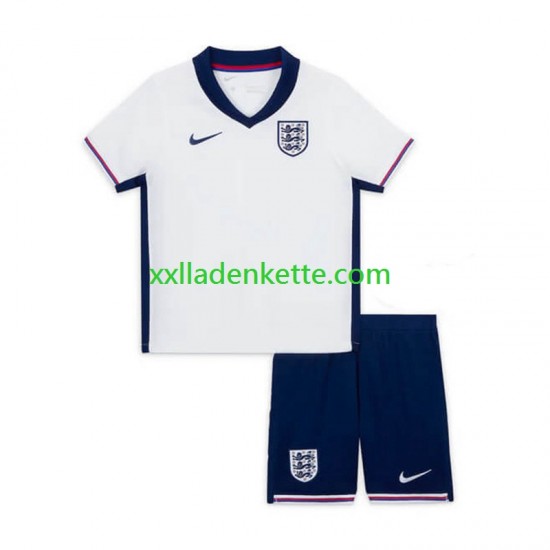 Fußballtrikot England Kinder Heim Euro 2024 Kurzarm