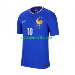 Fußballtrikot Frankreich Mbappé 10 Herren Heim Euro 2024 Kurzarm