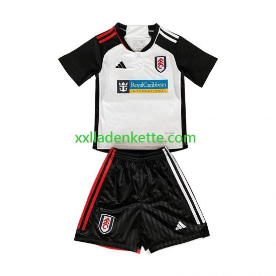 Fußballtrikot Fulham Kinder Heim 2023-2024 Kurzarm
