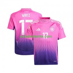 Fußballtrikot Deutschland Florian Wirtz 17 Herren Auswärts Euro 2024 Kurzarm