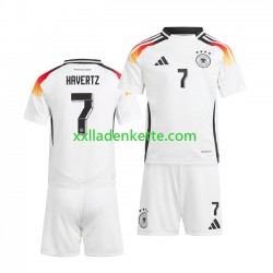 Fußballtrikot Deutschland Havertz 7 Kinder Heim Euro 2024 Kurzarm