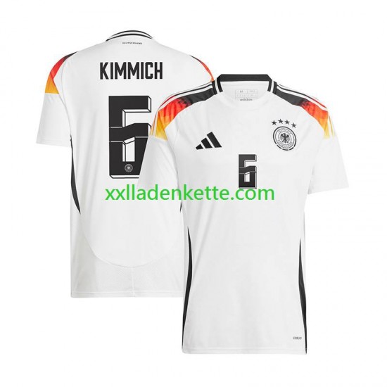 Fußballtrikot Deutschland Joshua Kimmich 6 Herren Heim Euro 2024 Kurzarm