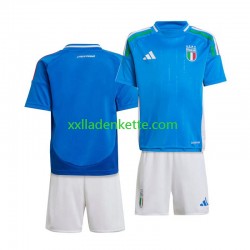 Fußballtrikot Italien Kinder Heim Euro 2024 Kurzarm