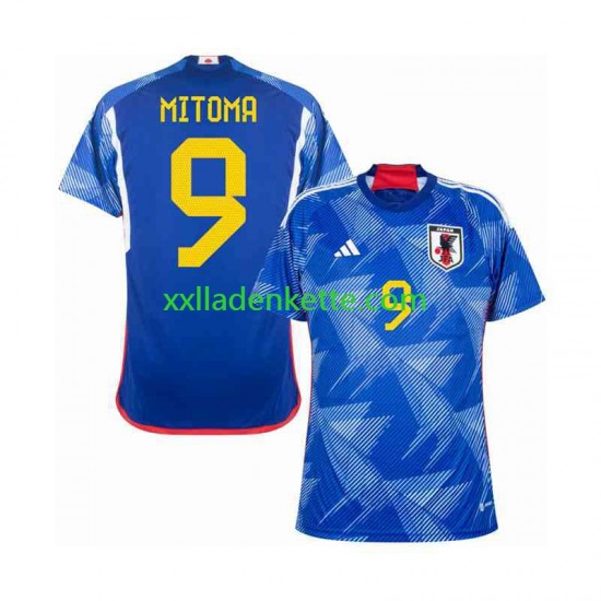 Fußballtrikot Japan MITOMA 9 Herren Heim World Cup 2022 Kurzarm