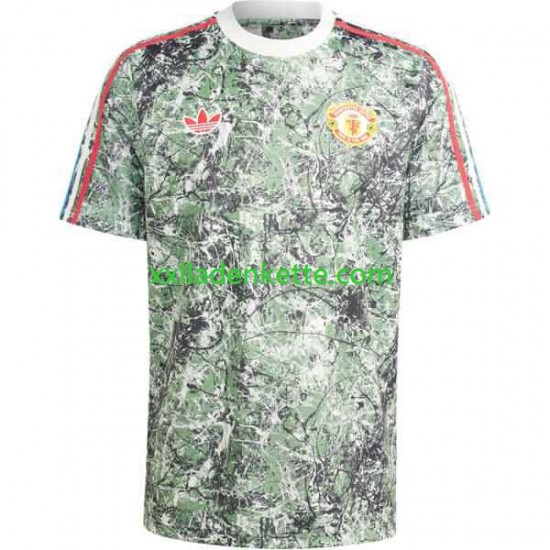 Fußballtrikot Manchester United Stone Roses Herren Heim 2023-2024 Kurzarm