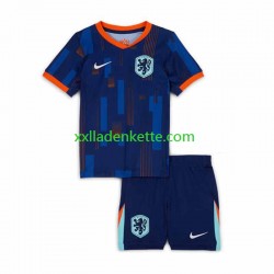 Fußballtrikot Niederlande Kinder Auswärts Euro 2024 Kurzarm