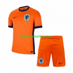 Fußballtrikot Niederlande Kinder Heim Euro 2024 Kurzarm