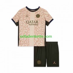 Fußballtrikot Paris Saint-Germain Kinder Viertes 2023-2024 Kurzarm