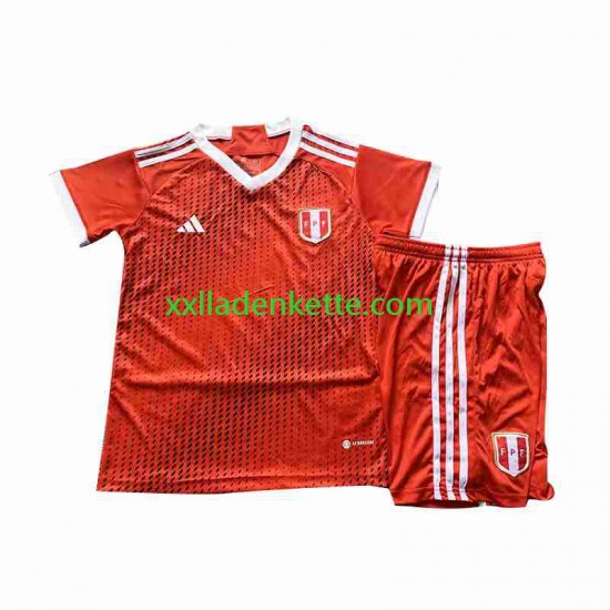 Fußballtrikot Peru Kinder Auswärts 2023 Kurzarm