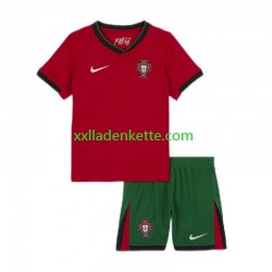 Fußballtrikot Portugal Kinder Heim Euro 2024 Kurzarm