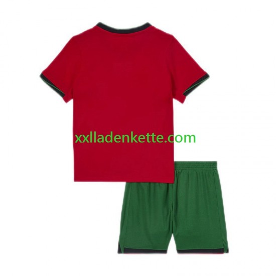Fußballtrikot Portugal Kinder Heim Euro 2024 Kurzarm