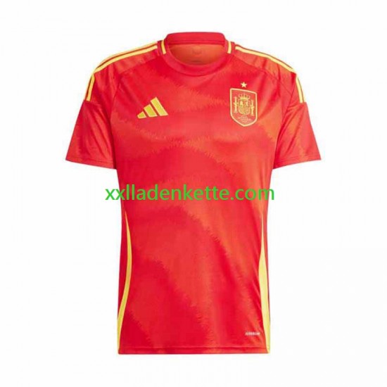 Fußballtrikot Spanien Herren Heim Euro 2024 Kurzarm