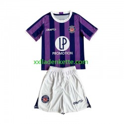 Fußballtrikot Toulouse FC Kinder Auswärts 2023-2024 Kurzarm