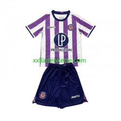 Fußballtrikot Toulouse FC Kinder Heim 2023-2024 Kurzarm