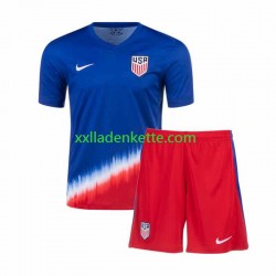 Fußballtrikot USA Kinder Auswärts 2024 Kurzarm
