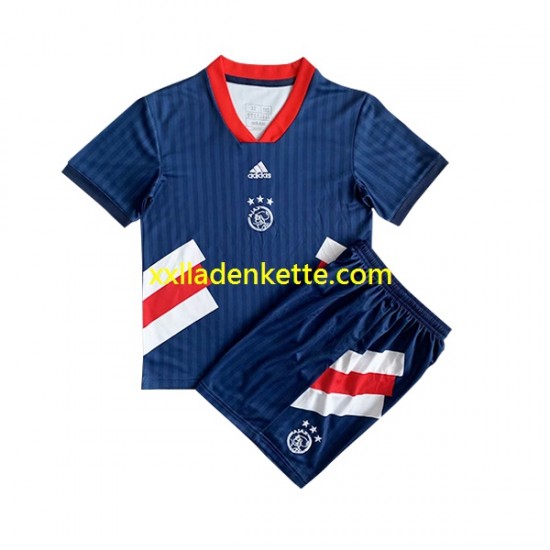 Fußballtrikot Ajax Amsterdam Icon Retro Kinder Heim 2022-2023 Kurzarm