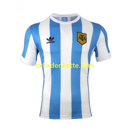 Fußballtrikot Argentinien 1978 Retro Herren Heim Kurzarm