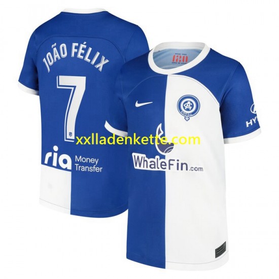 Fußballtrikot Atlético Madrid Joao Felix 7 120 Anniversary Herren Heim 2022-2023 Kurzarm