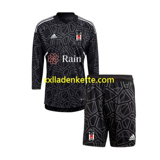 Fußballtrikot Besiktas Torwart Kinder Auswärts 2022-2023 Langarm