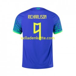 Fußballtrikot Brasilien RICHARLISON 9 Herren Auswärts 2022 Kurzarm