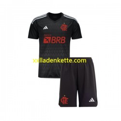 Fußballtrikot CR Flamengo Torwart Kinder Auswärts 2023-2024 Kurzarm
