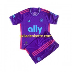 Fußballtrikot Charlotte FC Kinder Auswärts 2023 Kurzarm