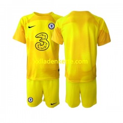 Fußballtrikot Chelsea Torwart Kinder Auswärts 2022-2023 Kurzarm