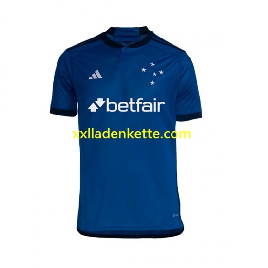 Fußballtrikot Cruzeiro Herren Heim 2023 Kurzarm