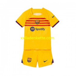 Fußballtrikot FC Barcelona Kinder Viertes 2022-2023 Kurzarm
