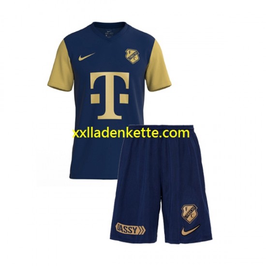 Fußballtrikot FC Utrecht Kinder Ausweich 2022-2023 Kurzarm