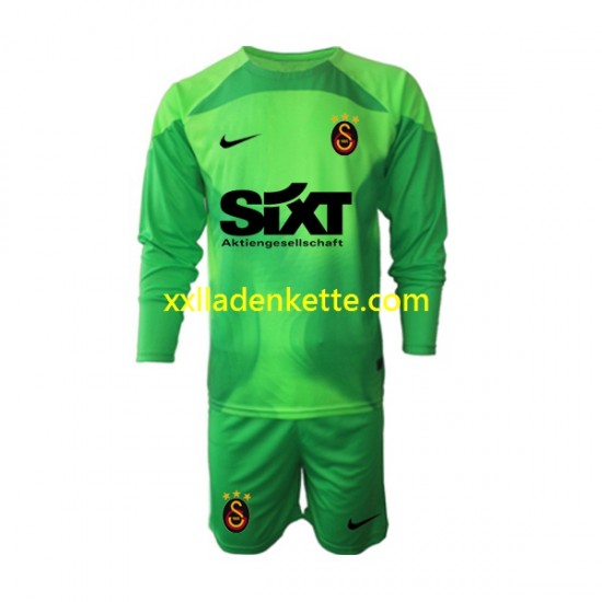 Fußballtrikot Galatasaray Torwart Kinder Heim 2022-2023 Langarm