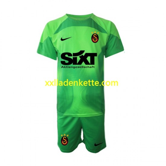 Fußballtrikot Galatasaray Torwart Kinder Heim 2022-2023 Kurzarm