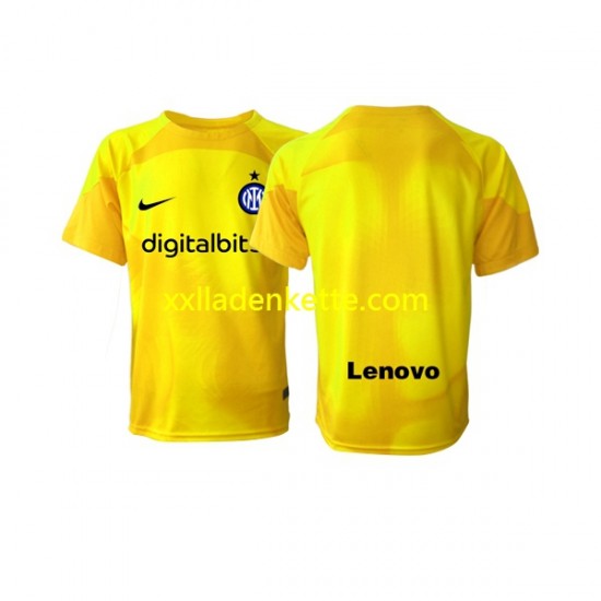 Fußballtrikot Inter Mailand Torwart Herren Auswärts 2022-2023 Kurzarm