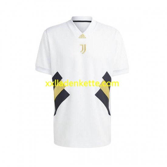 Fußballtrikot Juventus Turin Icon Retro Herren Heim 2022-2023 Kurzarm