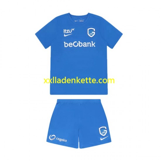Fußballtrikot KRC Genk Kinder Heim 2022-2023 Kurzarm