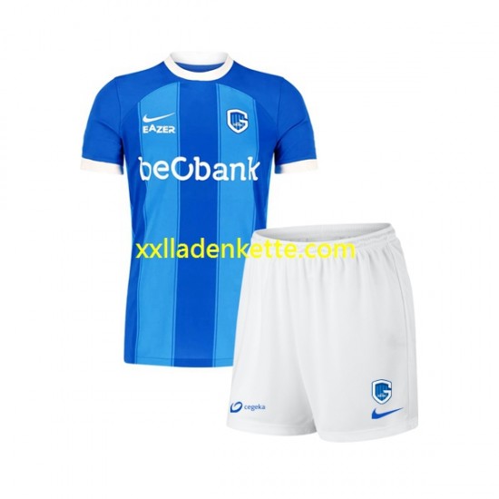 Fußballtrikot KRC Genk Kinder Heim 2023-2024 Kurzarm