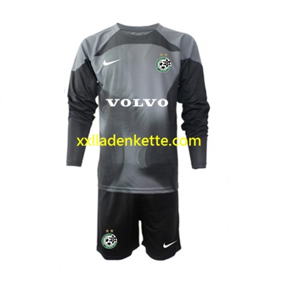 Fußballtrikot Maccabi Haifa Torwart Kinder Heim 2022-2023 Langarm