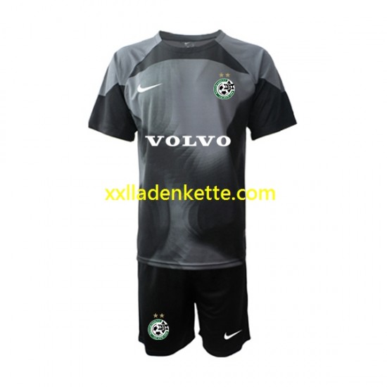 Fußballtrikot Maccabi Haifa Torwart Kinder Heim 2022-2023 Kurzarm