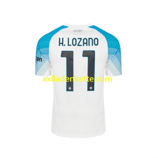 Fußballtrikot SSC Neaples Face Game Lozano 11 Herren Heim 2022-2023 Kurzarm