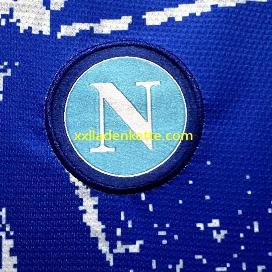 Fußballtrikot SSC Neaples Maradona Champions Special Edition Herren Heim 2023 Kurzarm