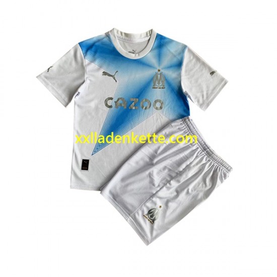 Fußballtrikot Olympique Marseille Anniversary Kinder Heim 2022-2023 Kurzarm