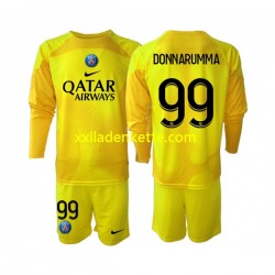 Fußballtrikot Paris Saint-Germain Gianluigi Donnarumma 99 Torwart Kinder Ausweich 2022-2023 Langarm